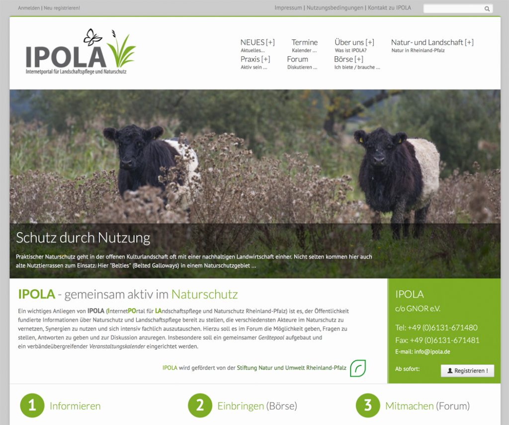Internetportal für Landschaftspflege und Naturschutz (IPOLA)